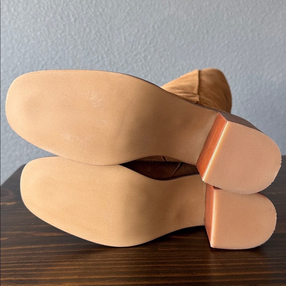 Portland Leather Tan Knee-High Boots - Picture 8 of 14